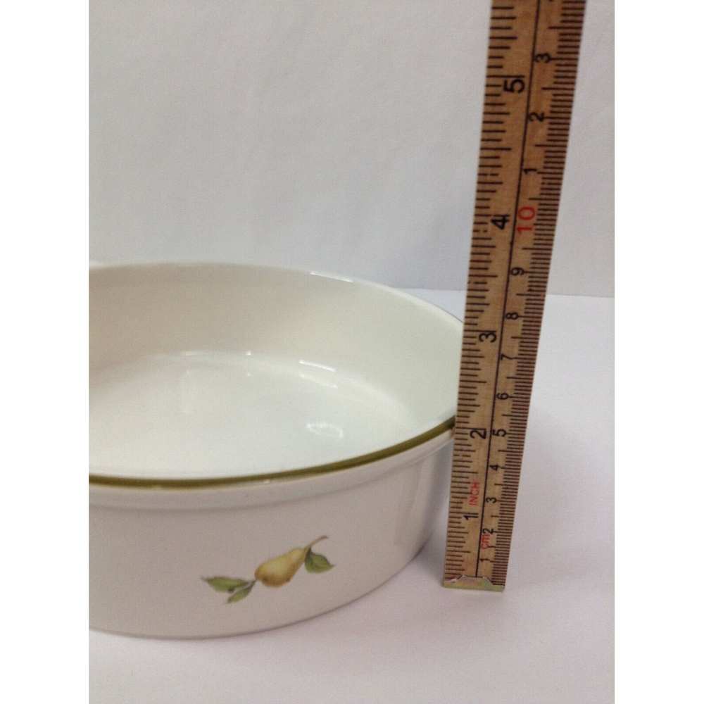 2 Wedgwood Fruit Dessert Sauce Bowls Quiche Stoneware Approximate 6 3/4"x1 6/8" - Picture 11 of 11